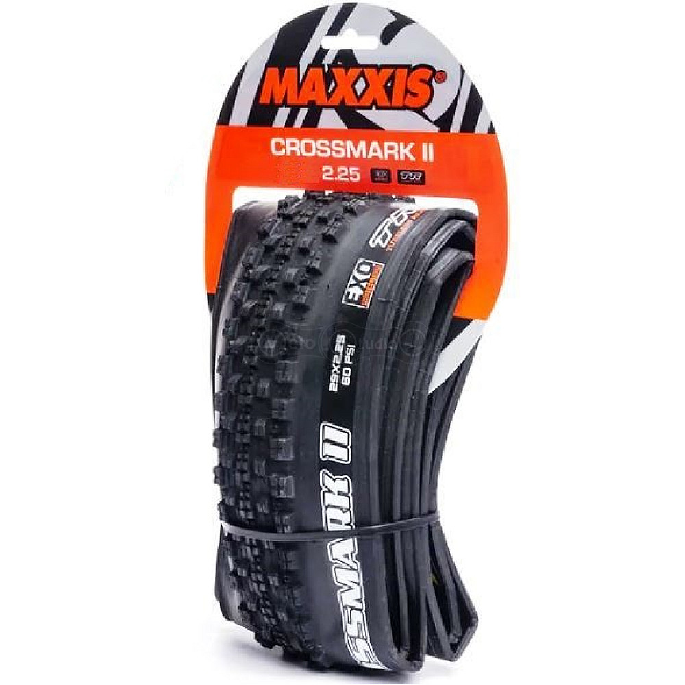 Вело покрышка Maxxis CrossMark II 26x2.25 складная, EXO/TR, 60TPI, 70a
