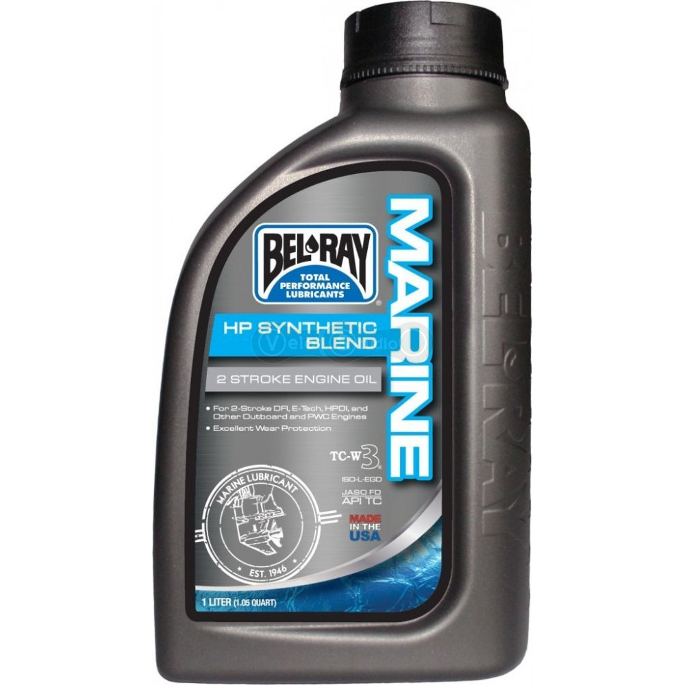 Масло моторное Bel-Ray Marine Semi-Syn Oil [1л], 2T Pre-mix