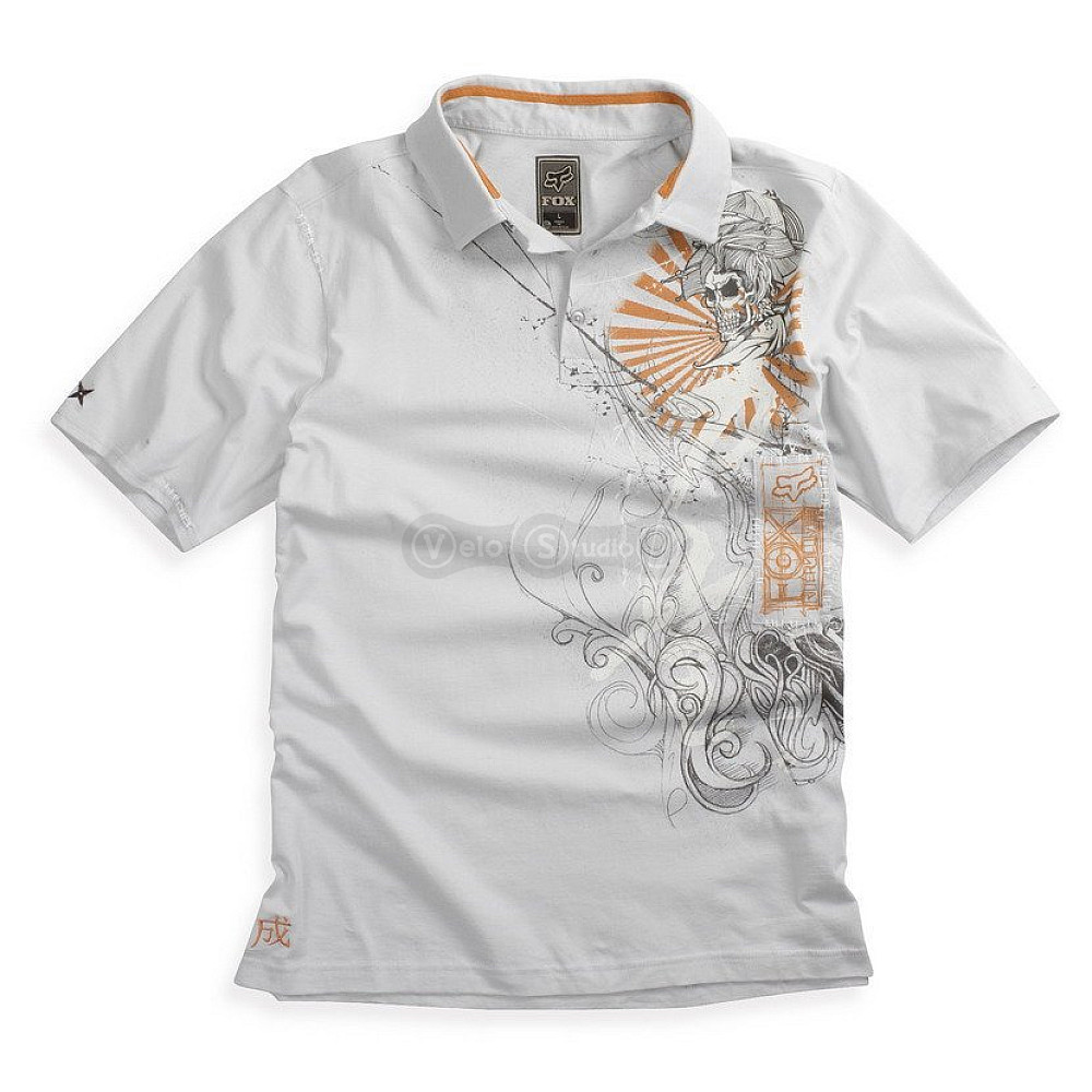 Поло FOX Inked Polo [Light Grey], S