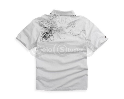 Поло FOX Inked Polo [Light Grey], S