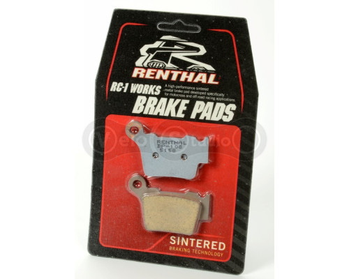 Тормозные колодки Renthal RC-1 BP-108 Works Brake Pads, Sintered