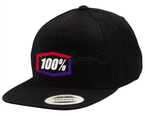 Кепка Ride 100% Corpo Classic SnapBack Hat [Black], One Size