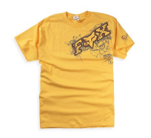 Футболка FOX Short Sleeve Tee - GRAVEYARD [Yellow], S