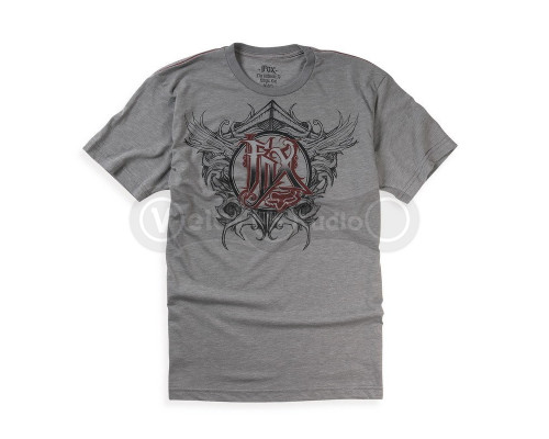 Футболка FOX HEATHERED Short Sleeve Tee - REACTION [Grey], S