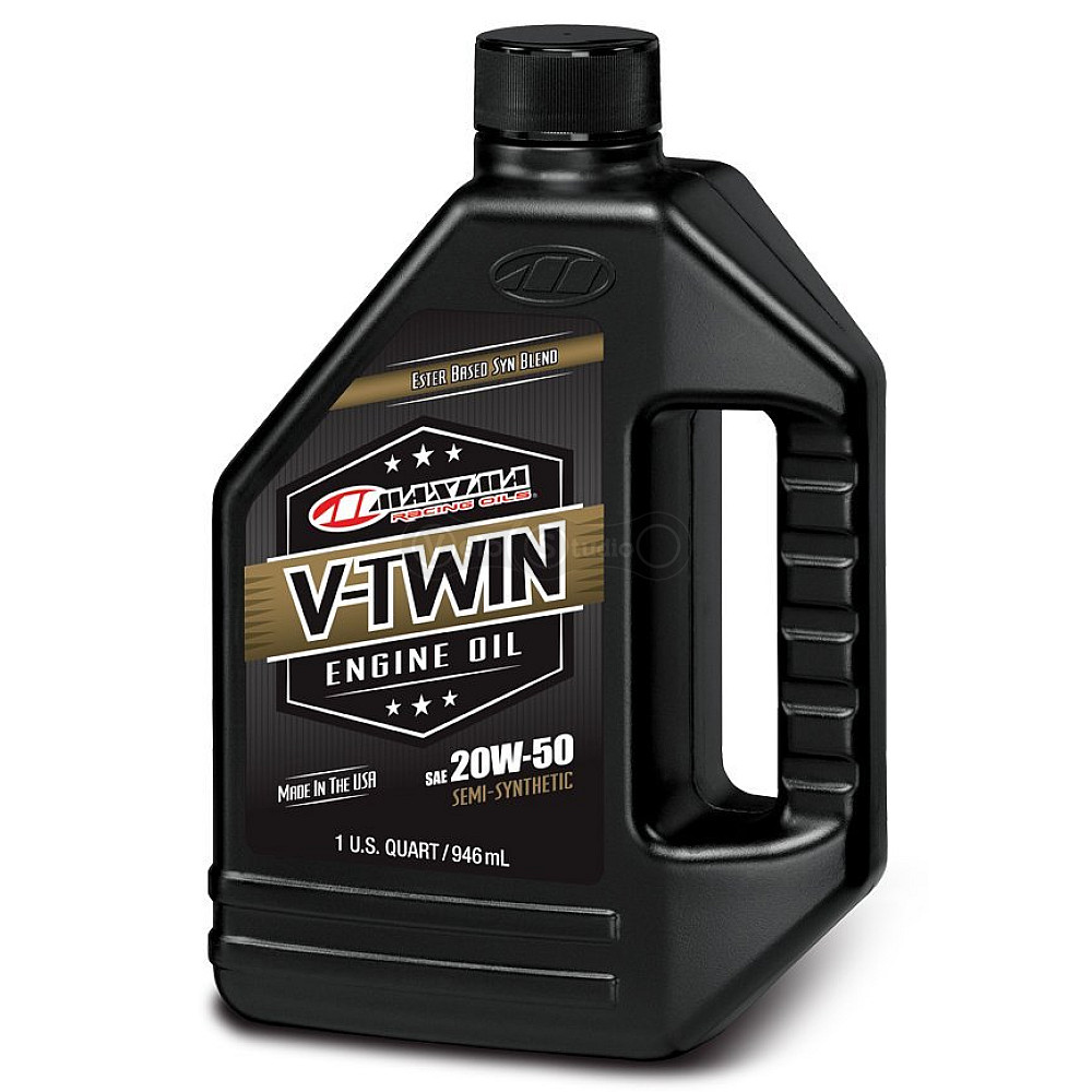Масло моторное Maxima V-Twin Semi-Syntetic Engine Oil [1л], 20w-50