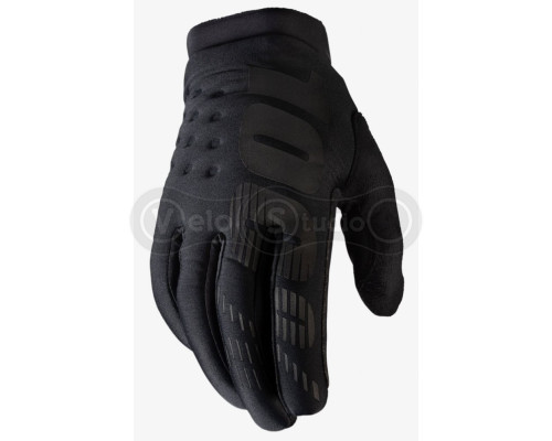 Детские зимние перчатки Ride 100% BRISKER Glove [Black], YL (7)