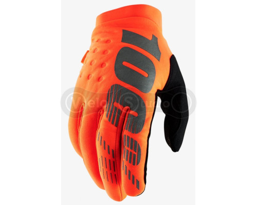 Детские зимние перчатки Ride 100% BRISKER Glove [Fluo Orange], YL (7)