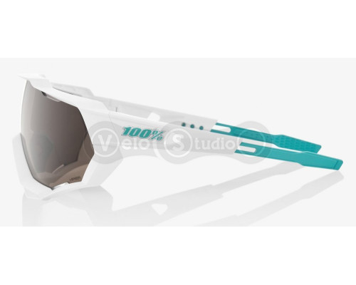 Очки Ride 100% SpeedTrap - BORA Hans Grohe Team White - HiPER Silver Mirror Lens