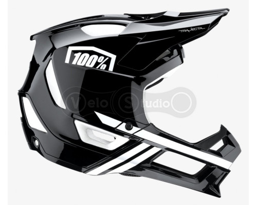 Шолом Ride 100% TRAJECTA Helmet [Black/White], L (58-61 см)