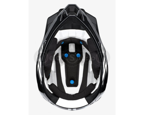 Шолом Ride 100% TRAJECTA Helmet [Black/White], L (58-61 см)