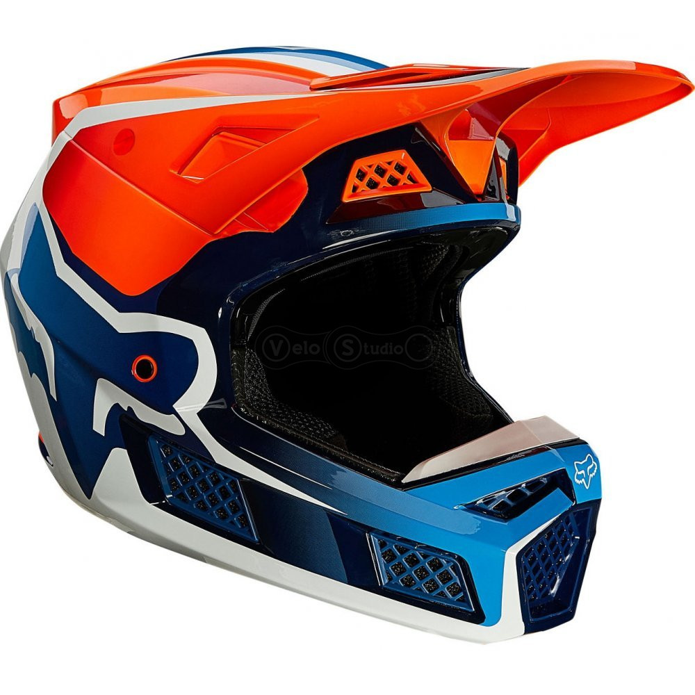Мотошлем FOX V3 RS WIRED HELMET [Flo Orange], XL