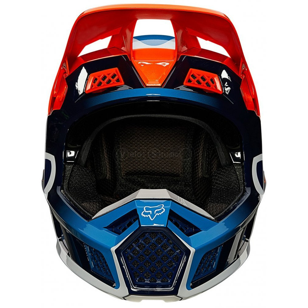 Мотошлем FOX V3 RS WIRED HELMET [Flo Orange], XL