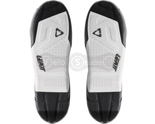 LEATT Sole GPX 4.5 / 5.5 Boots Pair [White/Black], 10.5