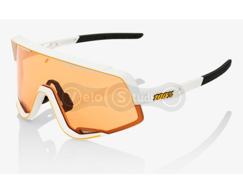Очки Ride 100% Glendale - Soft Tact Off White - Persimmon Lens, Colored Lens
