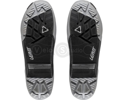 LEATT Sole GPX 4.5 / 5.5 Boots ENDURO Pair [Grey/Black], 8.5