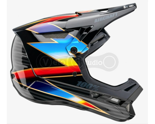 Шлем Ride 100% AIRCRAFT COMPOSITE Helmet [Knox Black], M (56-58 см)