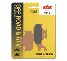 Колодки гальмівні SBS 754SI Sport Brake Pads, Sinter/Carbon