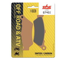 Тормозные колодки SBS 674SI Sport Brake Pads, Sinter/Carbon
