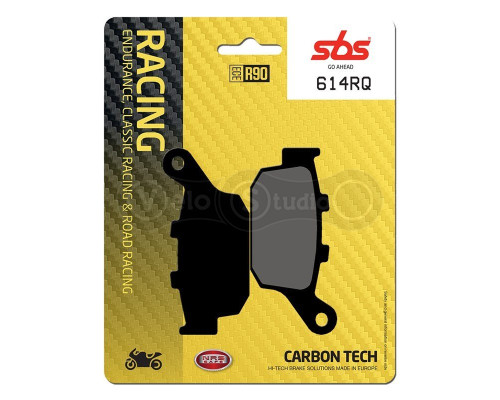 Тормозные колодки SBS 614RQ Racing Rear Brake Pads, Carbon Tech
