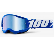 Детская маска 100% STRATA 2 Youth Goggle Blue - Mirror Blue Lens, Mirror Lens