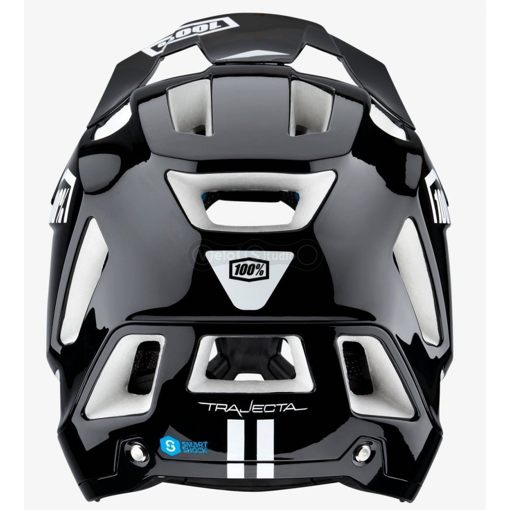 Шлем Ride 100% TRAJECTA Helmet [Black/White1], L (58-61 см)