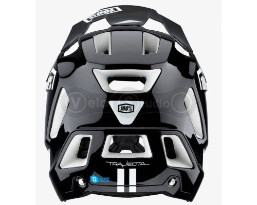 Шолом Ride 100% TRAJECTA Helmet [Black/White1], L (58-61 см)