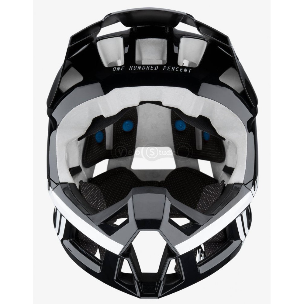 Шлем Ride 100% TRAJECTA Helmet [Black/White1], L (58-61 см)
