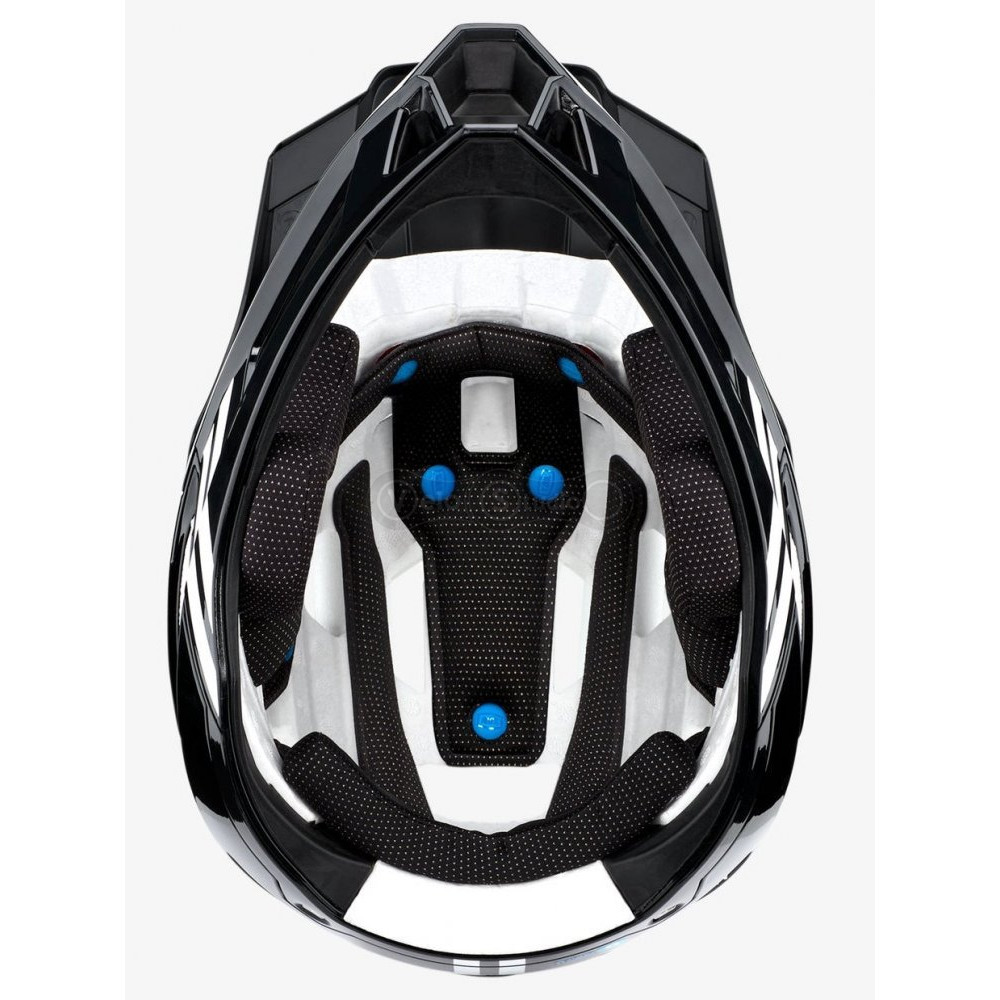 Шлем Ride 100% TRAJECTA Helmet [Black/White1], L (58-61 см)