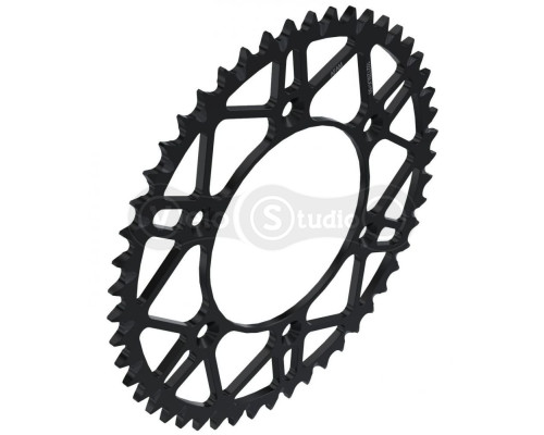 Задня зірка AFAM 520 SLK-Steel Chainwheel 16206SLK - Kawasaki [Black], 48z