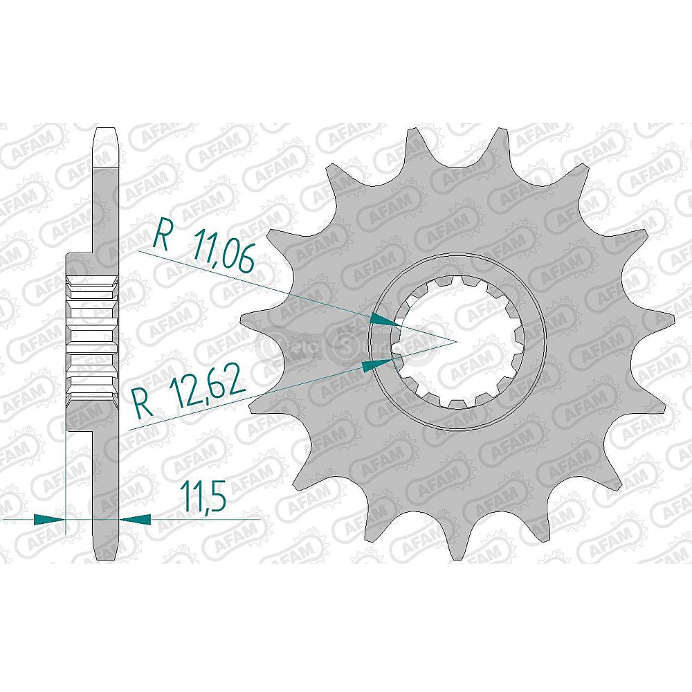Передня зірка AFAM 520 Sprocket 73303 - KTM, 15z