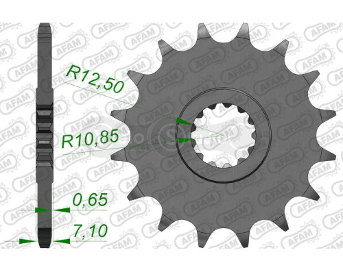 Передня зірка AFAM 520 Sprocket 21601- Kawasaki, 15z