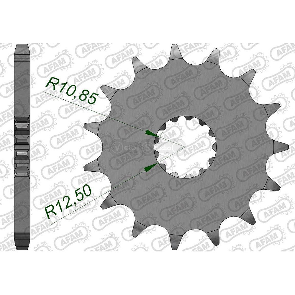 Передняя звезда AFAM 525 Sprocket 28401 - Suzuki, 16z
