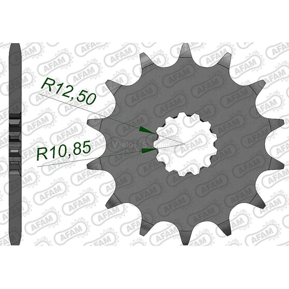 Передняя звезда AFAM 520 Sprocket 27500 - Yamaha, 16z