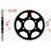 Задня зірка AFAM 520 Steel Chainwheel 16606 - Kawasaki [Black], 43z