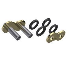 Замок мотоцикла AFAM MRS XSR2-G Rivert Link - 525 [Gold], 525 / Seal Ring