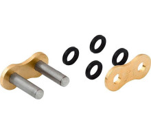 Замок мотоцикла AFAM MR XHR2-G Rivert Link - 530 [Gold], 530 / Seal Ring