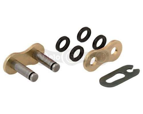 Замок цепи мотоцикла AFAM ARS XRR3-G Spring Link - 520 [Gold], 520 / Seal Ring