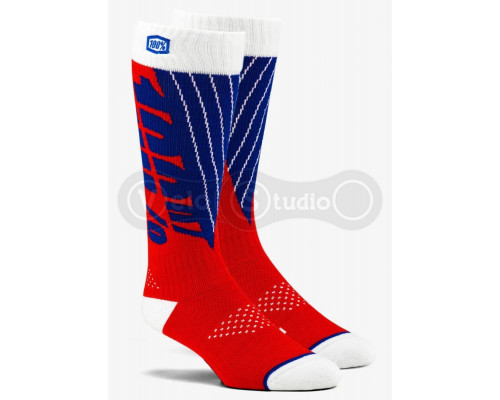 Носки Ride 100% TORQUE Socks [Red], L/XL (42-46 размер)