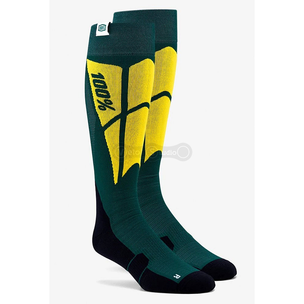 Носки Ride 100% HI-SIDE Thin Socks [Green], L/XL