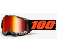 Детская маска 100% ACCURI 2 Youth Goggle Geospace - Mirror Red Lens, Mirror Lens