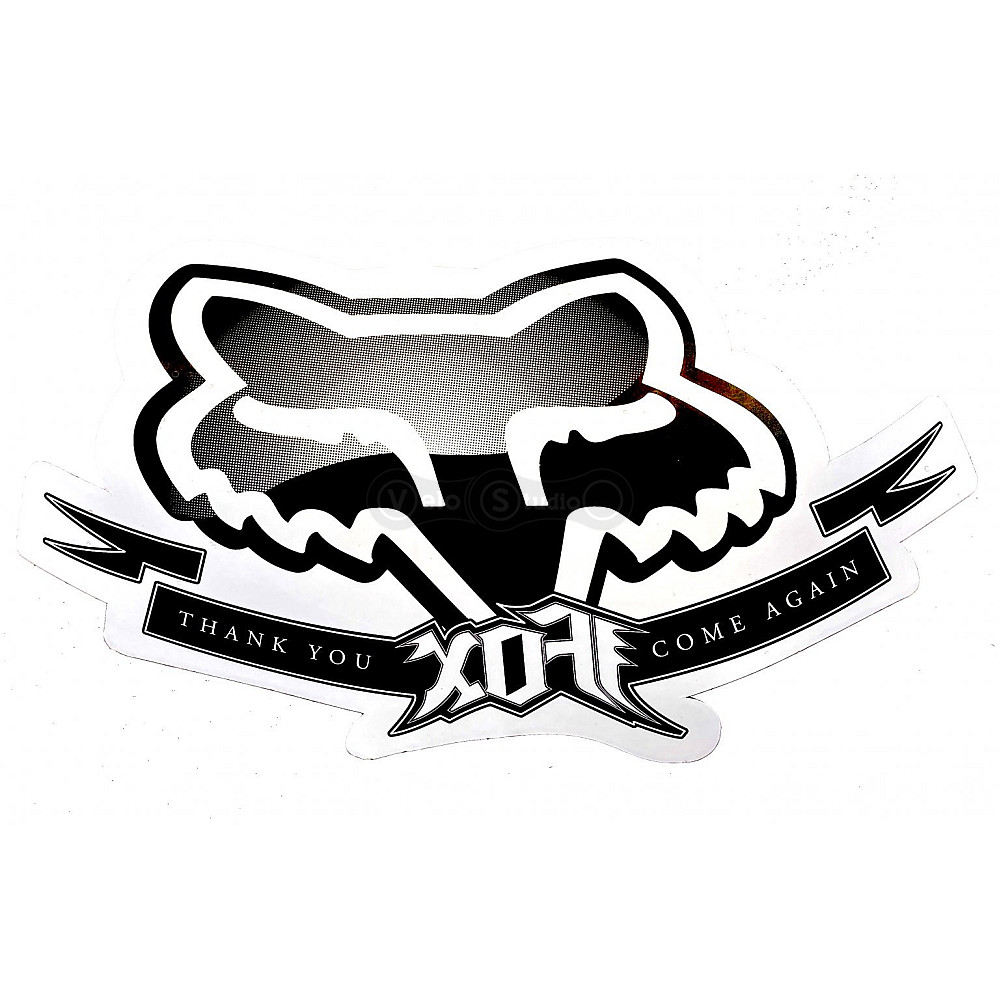 Наклейка FOX Authorized Dealer Window [Black]