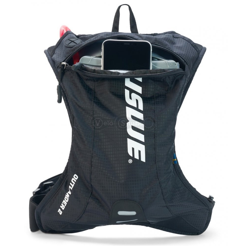 Рюкзак USWE OUTLANDER 2L [Carbon], Small + гидратор 1,5 литра