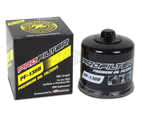 Фільтр масляний PROFILTER 138B Premium Canister Oil Filter [Black], Spin-On