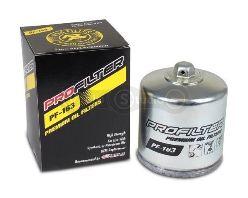 Фільтр масляний PROFILTER 163 Premium Canister Oil Filter [Silver], Spin-On