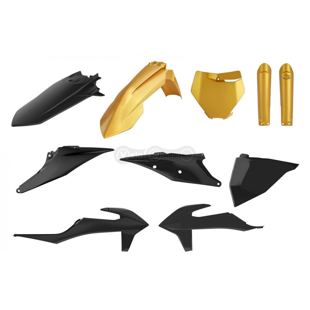 Пластик Polisport MX kit - KTM (19-) [Gold], KTM