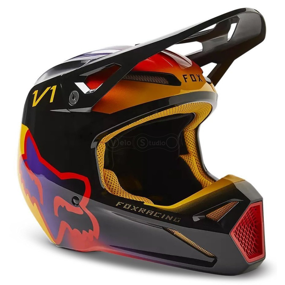 Мото шлем FOX V1 TOXSYK HELMET [Black], XXL