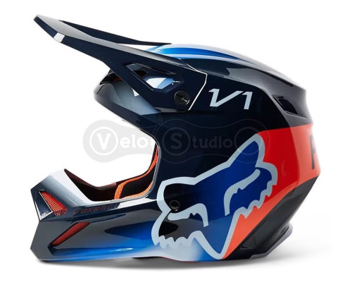 Мото шлем FOX V1 TOXSYK HELMET [Midnight], XXL