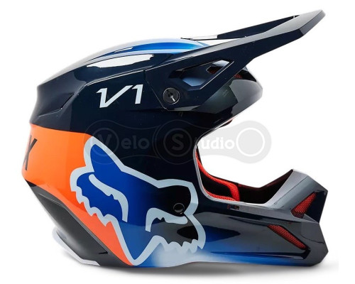 Мото шлем FOX V1 TOXSYK HELMET [Midnight], XXL