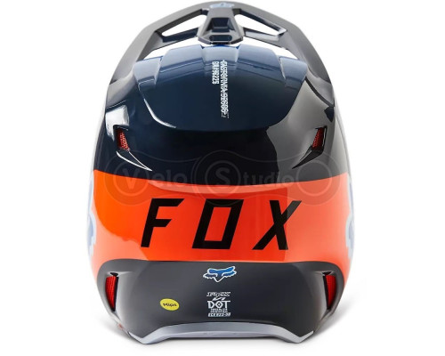 Мото шлем FOX V1 TOXSYK HELMET [Midnight], XXL