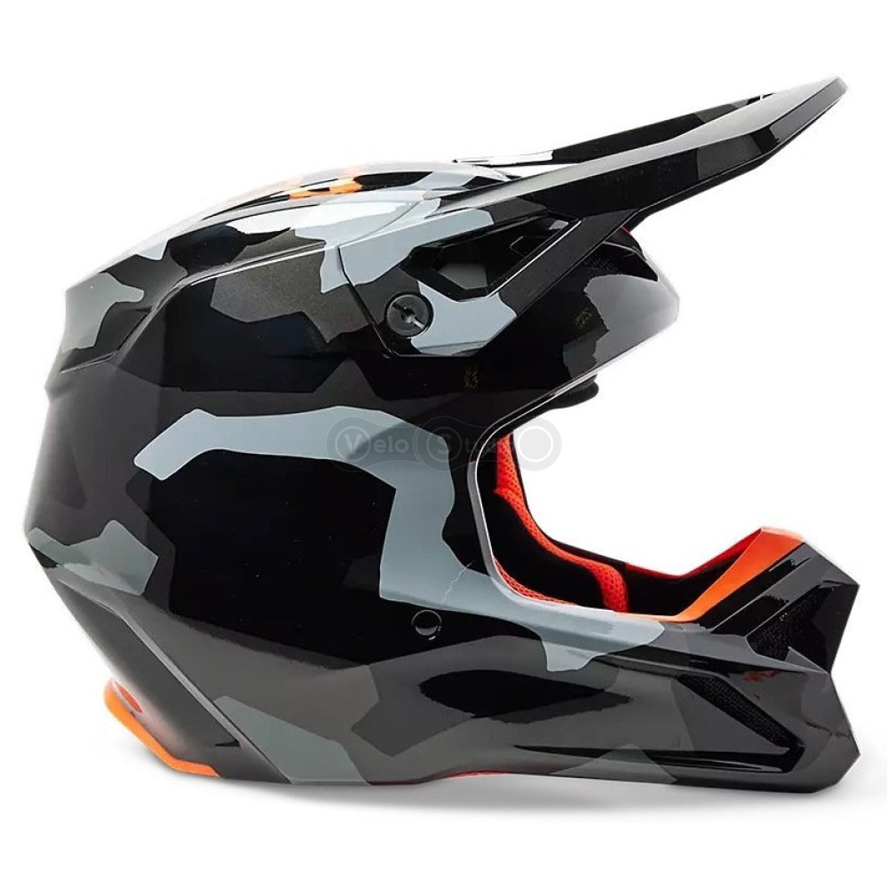 Детский мотошлем FOX YTH V1 Mips BNKR HELMET [Grey], YM